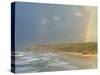 Double Rainbow after Storm at Carrapateira Bordeira Beach, Algarve, Portugal, Europe-Neale Clarke-Stretched Canvas