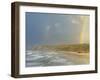 Double Rainbow after Storm at Carrapateira Bordeira Beach, Algarve, Portugal, Europe-Neale Clarke-Framed Photographic Print
