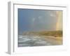 Double Rainbow after Storm at Carrapateira Bordeira Beach, Algarve, Portugal, Europe-Neale Clarke-Framed Photographic Print