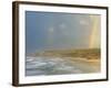 Double Rainbow after Storm at Carrapateira Bordeira Beach, Algarve, Portugal, Europe-Neale Clarke-Framed Photographic Print