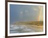 Double Rainbow after Storm at Carrapateira Bordeira Beach, Algarve, Portugal, Europe-Neale Clarke-Framed Photographic Print