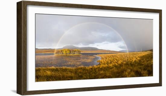 Double rainbow over Loch Awe, Assynt, Scotland, UK-SCOTLAND: The Big Picture-Framed Photographic Print