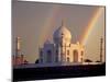 Double Rainbow over Taj Mahal Mausoleum, Agra, India-Jaynes Gallery-Mounted Photographic Print