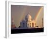 Double Rainbow over Taj Mahal Mausoleum, Agra, India-Jaynes Gallery-Framed Photographic Print