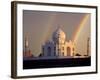 Double Rainbow over Taj Mahal Mausoleum, Agra, India-Jaynes Gallery-Framed Photographic Print