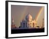 Double Rainbow over Taj Mahal Mausoleum, Agra, India-Jaynes Gallery-Framed Photographic Print