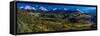 Double RL Ranch near Ridgway, Colorado USA with the Sneffels Range in the San Juan Mountains-null-Framed Stretched Canvas