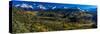 Double RL Ranch near Ridgway, Colorado USA with the Sneffels Range in the San Juan Mountains-null-Stretched Canvas