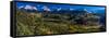 Double RL Ranch near Ridgway, Colorado USA with the Sneffels Range in the San Juan Mountains-null-Framed Stretched Canvas