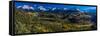 Double RL Ranch near Ridgway, Colorado USA with the Sneffels Range in the San Juan Mountains-null-Framed Stretched Canvas