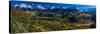 Double RL Ranch near Ridgway, Colorado USA with the Sneffels Range in the San Juan Mountains-null-Stretched Canvas