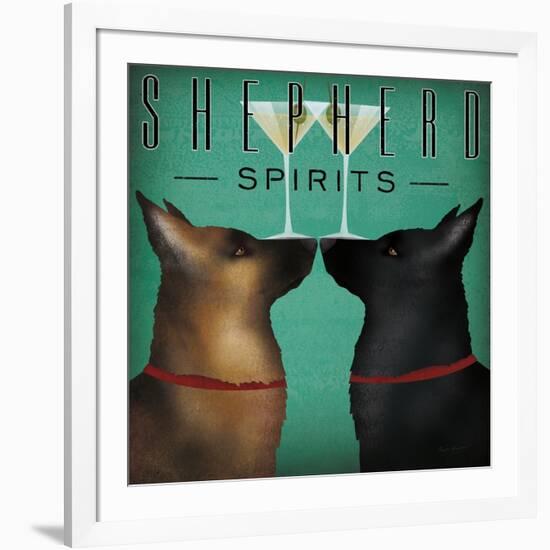 Double Shepherd Martini-Ryan Fowler-Framed Art Print