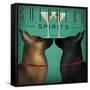 Double Shepherd Martini-Ryan Fowler-Framed Stretched Canvas