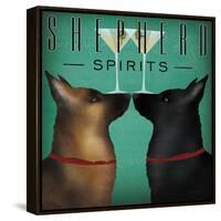 Double Shepherd Martini-Ryan Fowler-Framed Stretched Canvas
