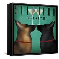 Double Shepherd Martini-Ryan Fowler-Framed Stretched Canvas