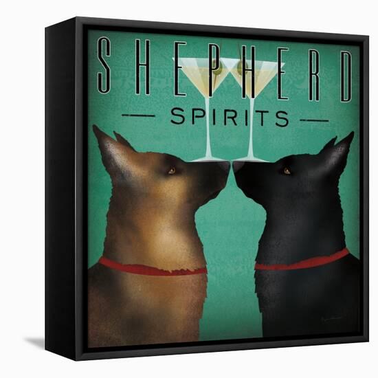 Double Shepherd Martini-Ryan Fowler-Framed Stretched Canvas