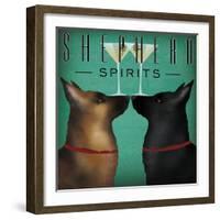 Double Shepherd Martini-Ryan Fowler-Framed Art Print