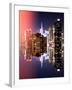 Double Sided and Instants of NY Series - Skyscrapers of Times Square in Manhattan Night-Philippe Hugonnard-Framed Photographic Print