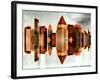 Double Sided and Instants of NY Series - Skyscrapers of Times Square in Manhattan-Philippe Hugonnard-Framed Photographic Print