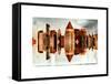 Double Sided and Instants of NY Series - Skyscrapers of Times Square in Manhattan-Philippe Hugonnard-Framed Stretched Canvas