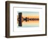 Double Sided Series - Cityscape of Manhattan at Sunset-Philippe Hugonnard-Framed Art Print