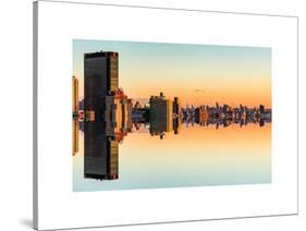 Double Sided Series - Cityscape of Manhattan at Sunset-Philippe Hugonnard-Stretched Canvas