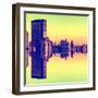 Double Sided Series - Cityscape of Manhattan-Philippe Hugonnard-Framed Photographic Print