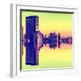 Double Sided Series - Cityscape of Manhattan-Philippe Hugonnard-Framed Photographic Print