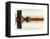 Double Sided Series - Cityscape of Manhattan-Philippe Hugonnard-Framed Stretched Canvas