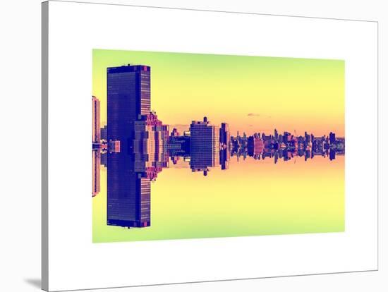 Double Sided Series - Cityscape of Manhattan-Philippe Hugonnard-Stretched Canvas