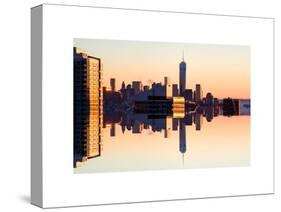 Double Sided Series - NYC Cityscape with the One World Trade Center (1WTC) at Sunset-Philippe Hugonnard-Stretched Canvas