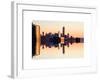 Double Sided Series - NYC Cityscape with the One World Trade Center (1WTC) at Sunset-Philippe Hugonnard-Framed Premium Giclee Print