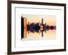 Double Sided Series - NYC Cityscape with the One World Trade Center (1WTC) at Sunset-Philippe Hugonnard-Framed Art Print