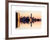 Double Sided Series - NYC Cityscape with the One World Trade Center (1WTC) at Sunset-Philippe Hugonnard-Framed Art Print