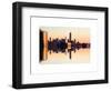 Double Sided Series - NYC Cityscape with the One World Trade Center (1WTC) at Sunset-Philippe Hugonnard-Framed Art Print