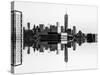 Double Sided Series - NYC Cityscape with the One World Trade Center (1WTC)-Philippe Hugonnard-Stretched Canvas