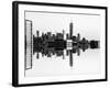 Double Sided Series - NYC Cityscape with the One World Trade Center (1WTC)-Philippe Hugonnard-Framed Photographic Print