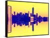 Double Sided Series - NYC Cityscape with the One World Trade Center (1WTC)-Philippe Hugonnard-Framed Stretched Canvas