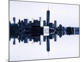 Double Sided Series - NYC Cityscape with the One World Trade Center (1WTC)-Philippe Hugonnard-Mounted Photographic Print