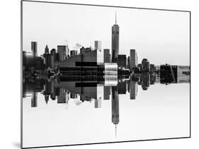 Double Sided Series - NYC Cityscape with the One World Trade Center (1WTC)-Philippe Hugonnard-Mounted Photographic Print