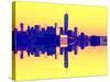 Double Sided Series - NYC Cityscape with the One World Trade Center (1WTC)-Philippe Hugonnard-Stretched Canvas