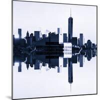 Double Sided Series - NYC Cityscape with the One World Trade Center (1WTC)-Philippe Hugonnard-Mounted Photographic Print