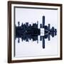 Double Sided Series - NYC Cityscape with the One World Trade Center (1WTC)-Philippe Hugonnard-Framed Photographic Print