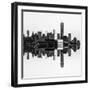 Double Sided Series - NYC Cityscape with the One World Trade Center (1WTC)-Philippe Hugonnard-Framed Photographic Print