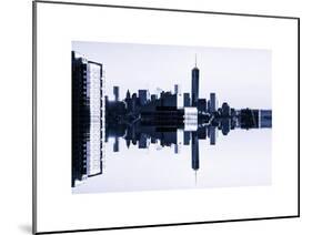 Double Sided Series - NYC Cityscape with the One World Trade Center (1WTC)-Philippe Hugonnard-Mounted Art Print