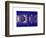 Double Sided Series - Skyscrapers of Times Square in Manhattan Night-Philippe Hugonnard-Framed Art Print