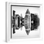 Double Sided Series - Skyscrapers of Times Square in Manhattan-Philippe Hugonnard-Framed Photographic Print