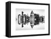 Double Sided Series - Skyscrapers of Times Square in Manhattan-Philippe Hugonnard-Framed Stretched Canvas