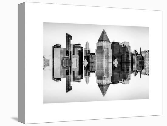 Double Sided Series - Skyscrapers of Times Square in Manhattan-Philippe Hugonnard-Stretched Canvas
