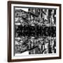 Double Sided Series - Times Square Urban Scene by Night - Manhattan - New York-Philippe Hugonnard-Framed Photographic Print